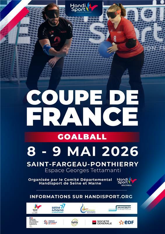 La Seine-et-Marne, hôte de la Coupe de France de Goalball 2026