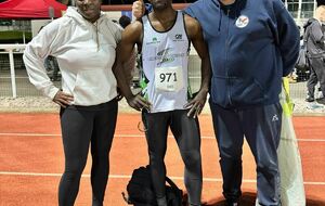 Charles Atangana au 28ème Meeting Christian Mouret de Torcy