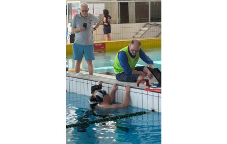 Compétition inclusive d’apnée à Melun